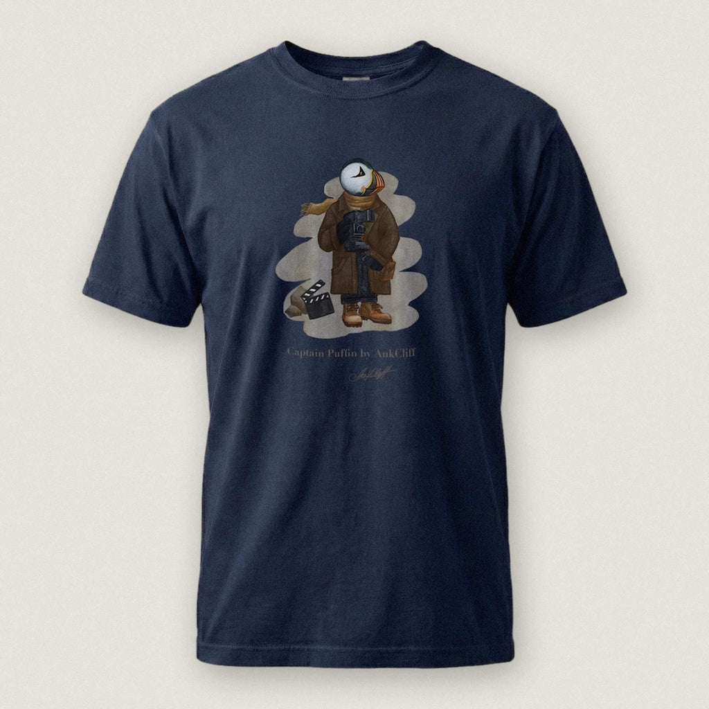 Captain Puffin Film Maker T-Shirt