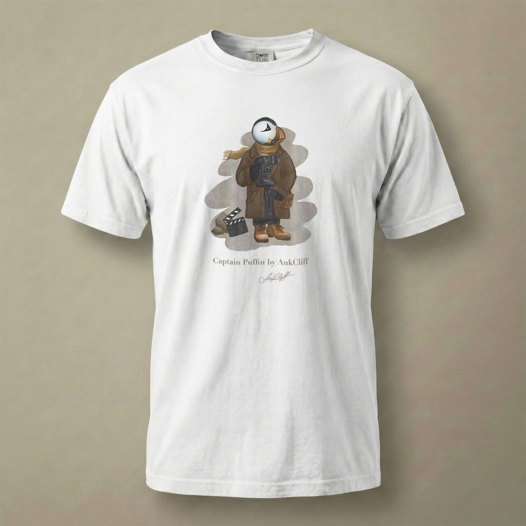 Captain Puffin Film Maker T-Shirt