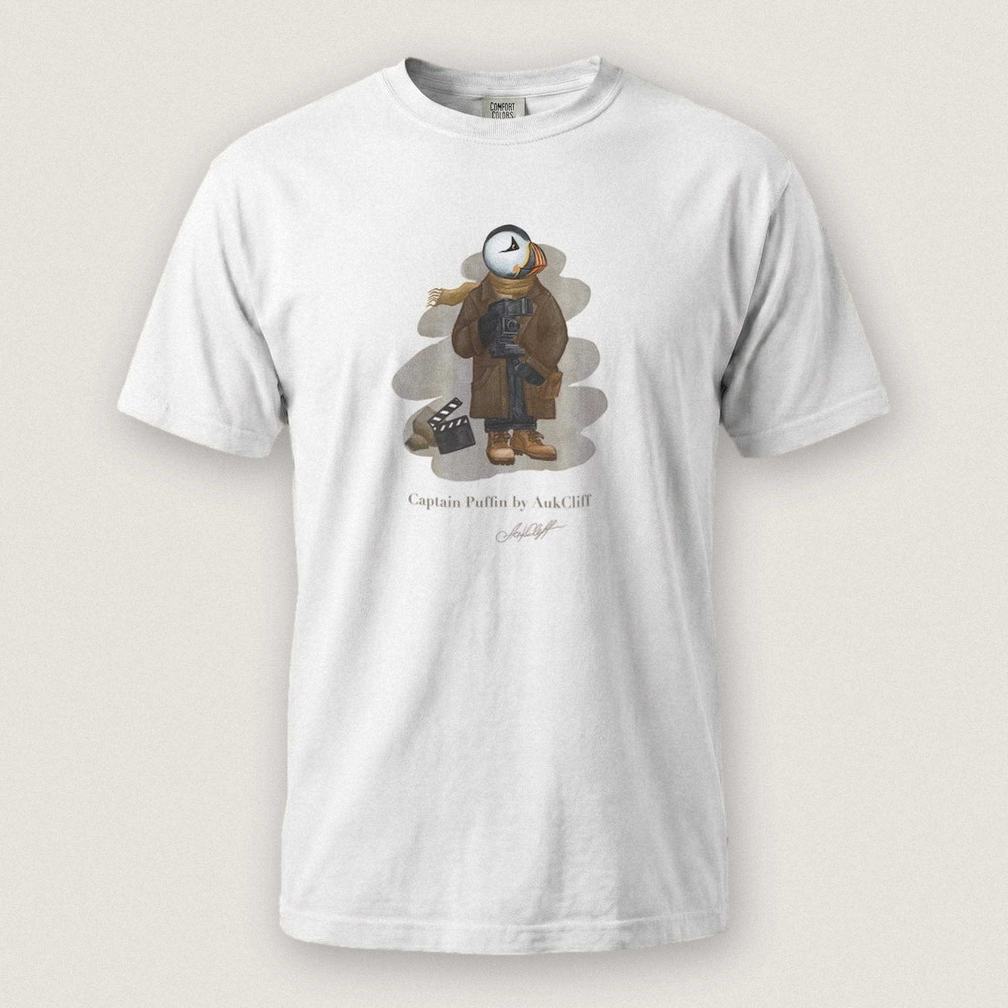 Captain Puffin Film Maker T-Shirt