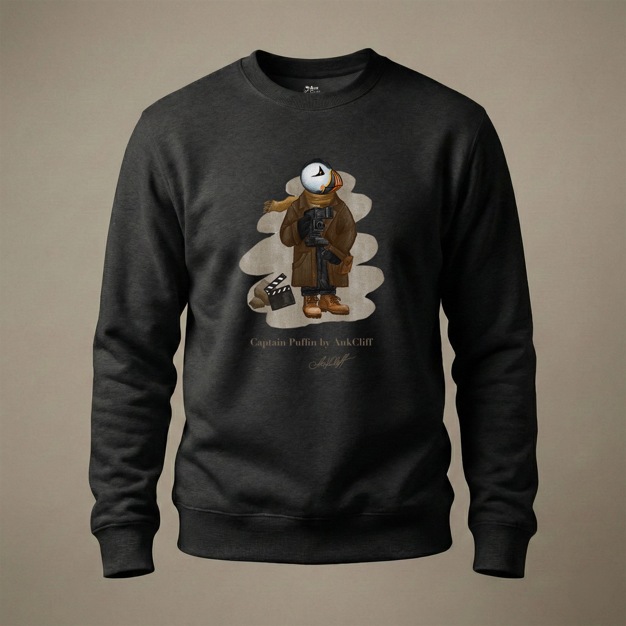 Captain Puffin Film Maker Sweatshirt