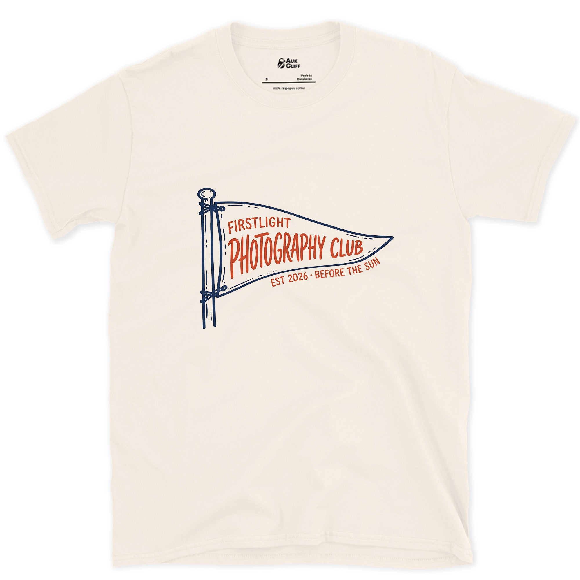 Before the Sun, Firstlight Photography design on a Natural Gildan Softstyle t-shirt
