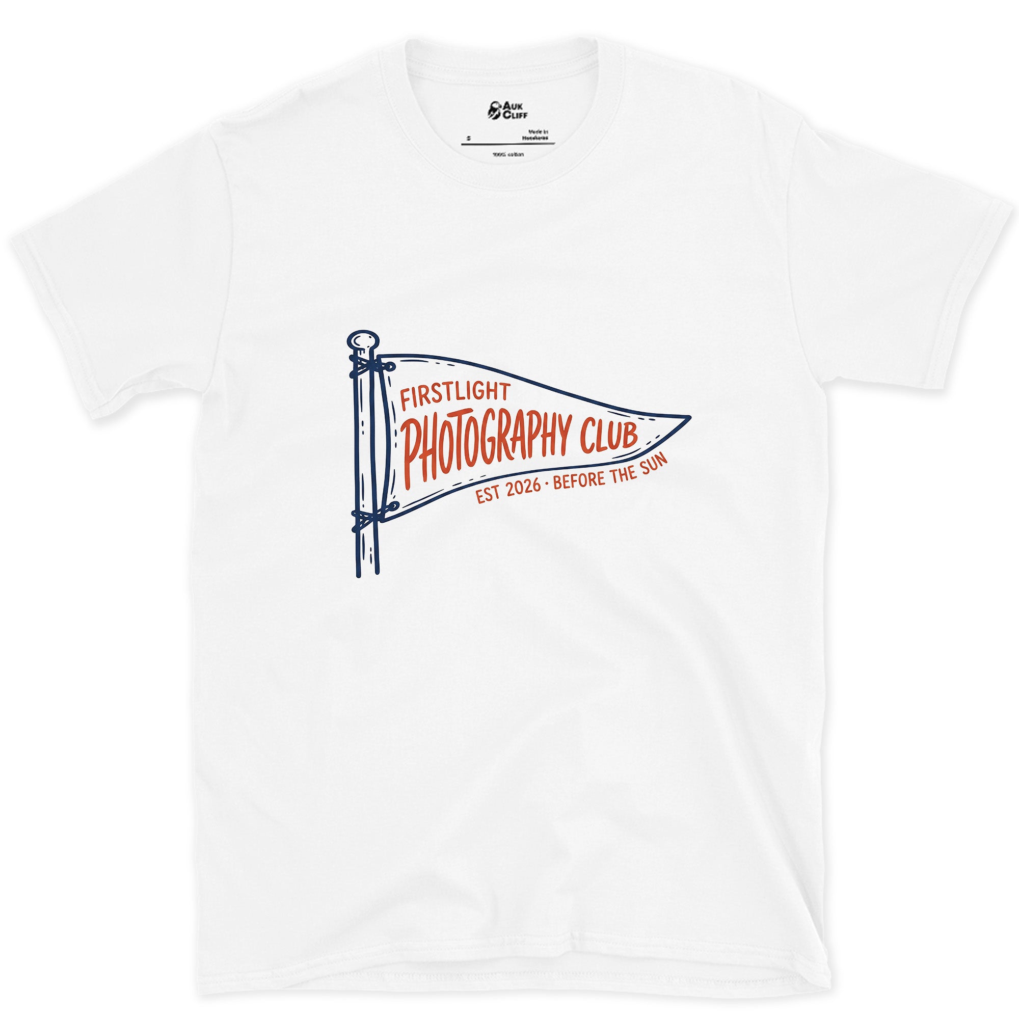 Before the Sun, Firstlight Photography design on a White Gildan Softstyle t-shirt