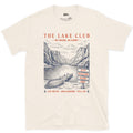 Flat Water, Long Shadows, Still Air design on a Natural Gildan Softstyle t-shirt