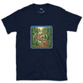 Flow Trail Behind the Blue Square T-shirt