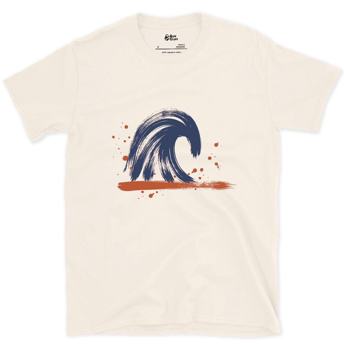 Folding Straight Onto Sand design on a Natural Gildan Softstyle t-shirt