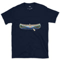Forest Lake at Dusk, Open Canoe T-shirt