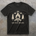 Gather Round, Mountains and Firewood T-shirt