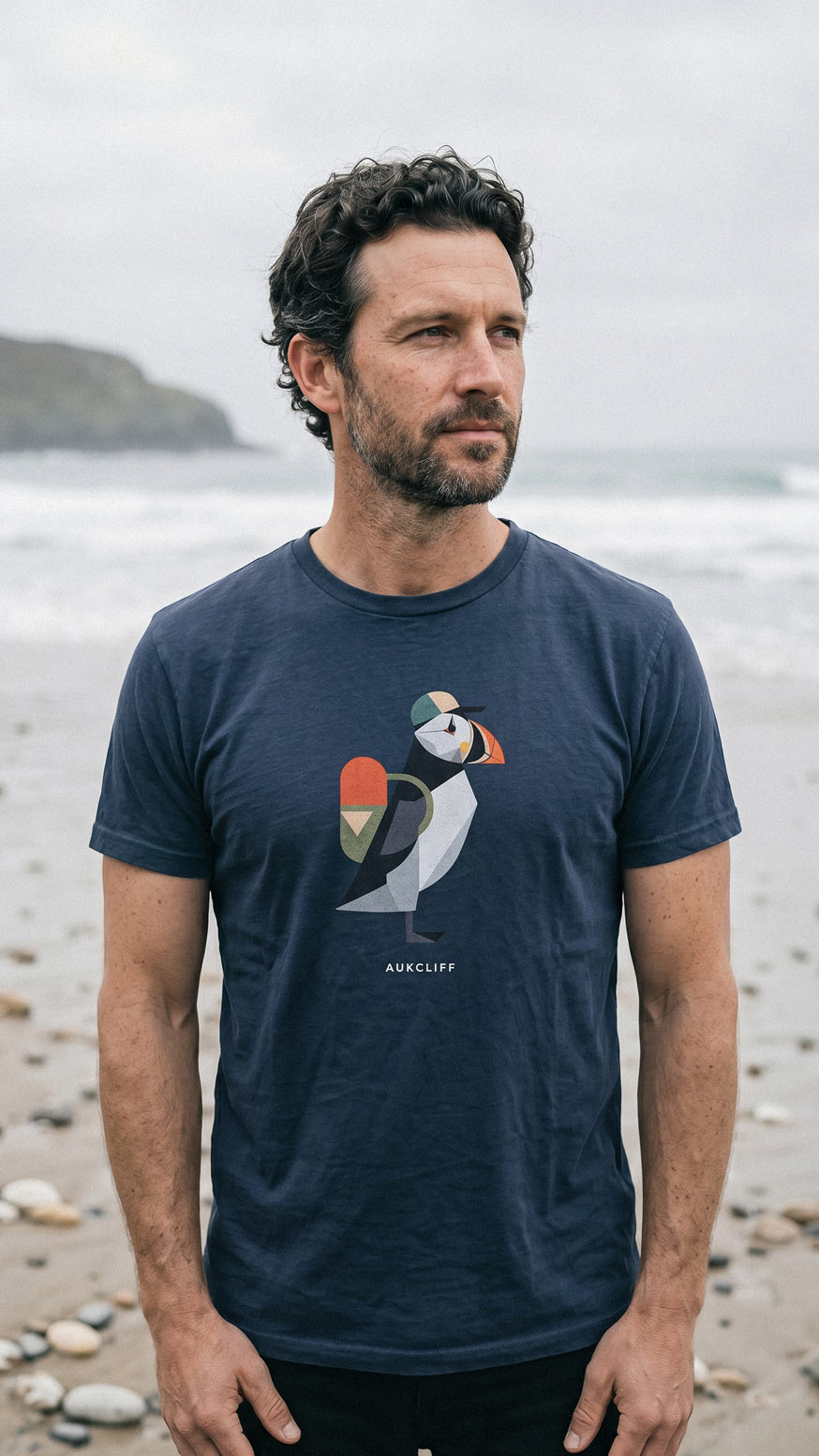 Geometric Puffin Trekker T-shirt