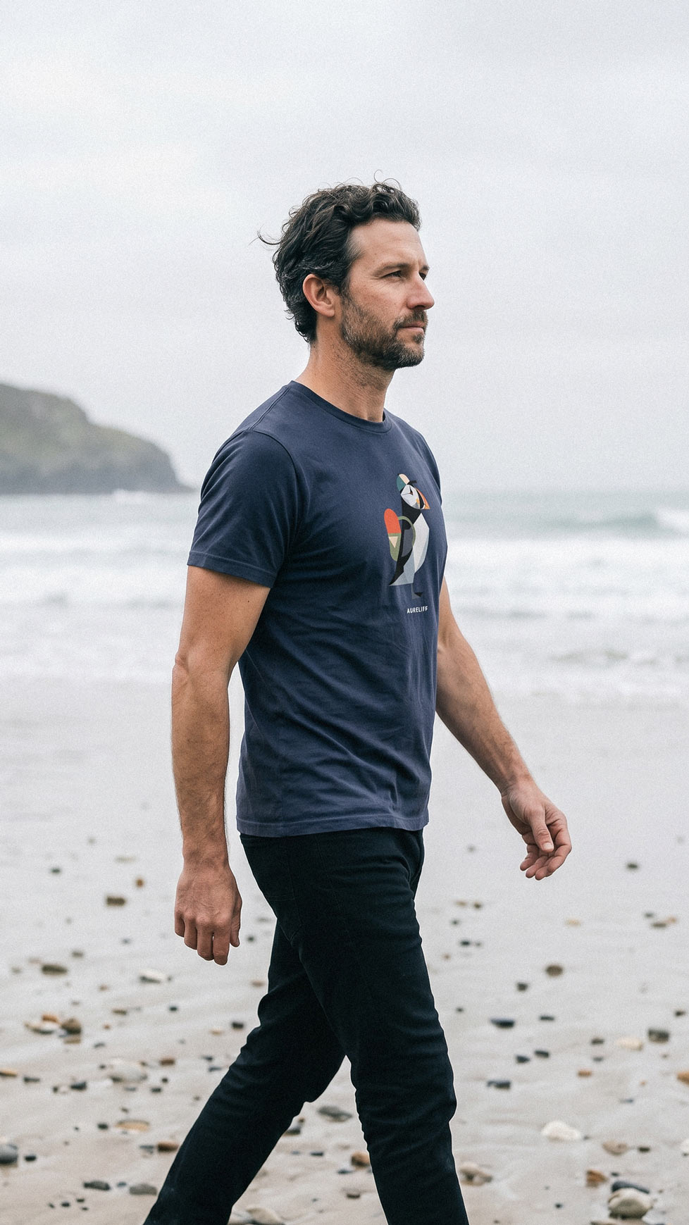 Geometric Puffin Trekker T-shirt