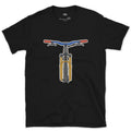 The One Part You Watch From the Saddle design on a Black Gildan Softstyle t-shirt