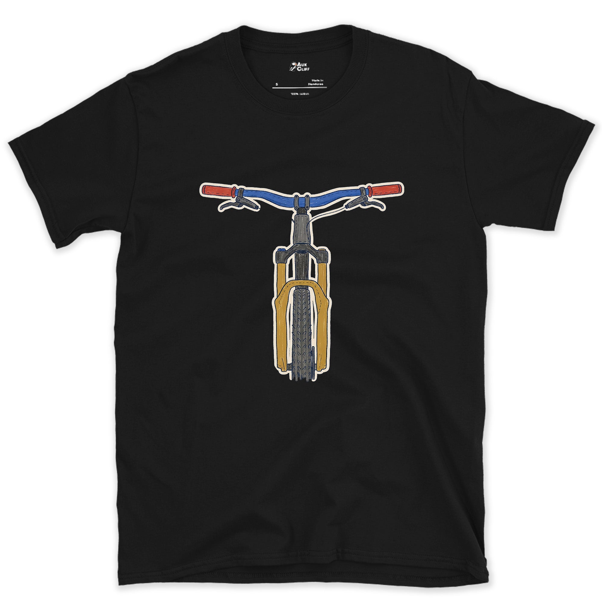 The One Part You Watch From the Saddle design on a Black Gildan Softstyle t-shirt