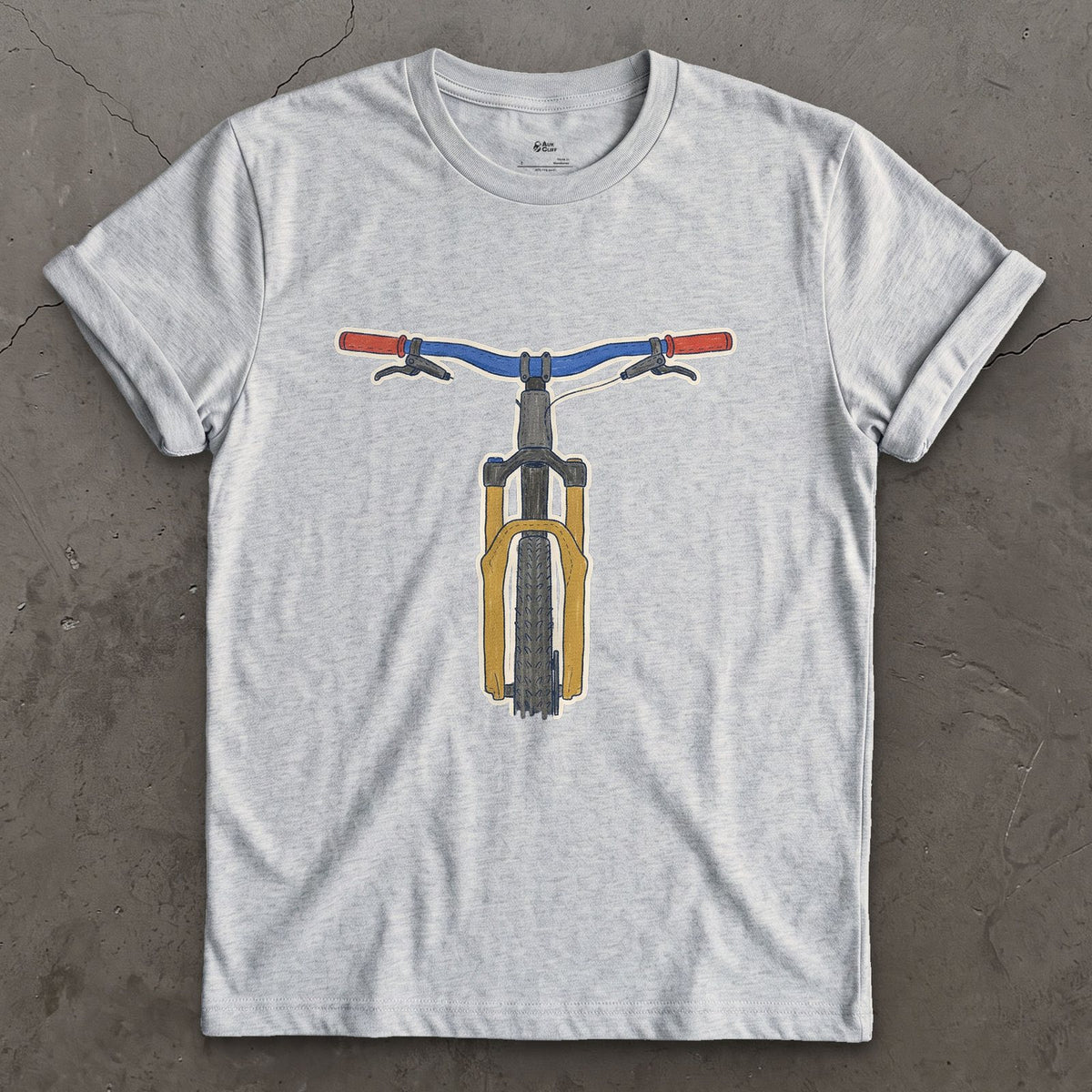 The One Part You Watch From the Saddle design on a Sport Grey Gildan Softstyle t-shirt