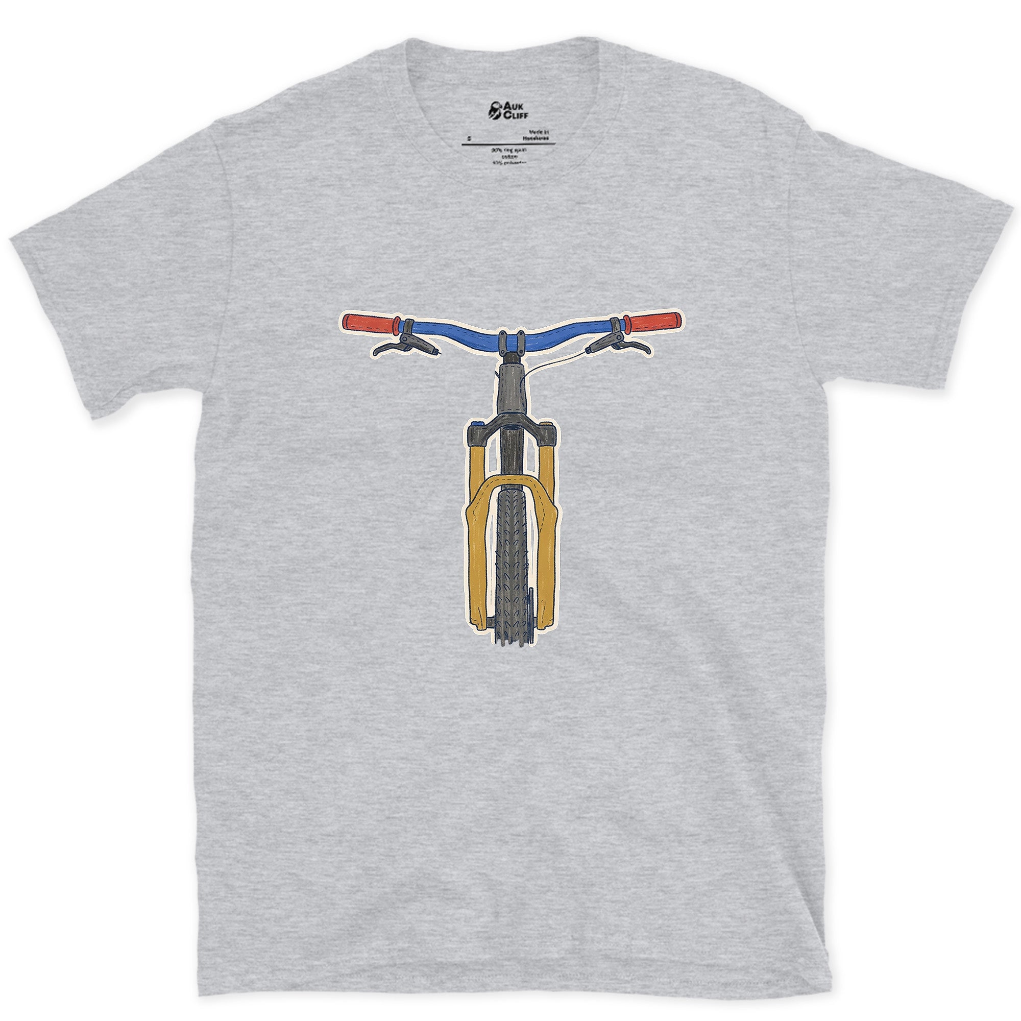 The One Part You Watch From the Saddle design on a Sport Grey Gildan Softstyle t-shirt