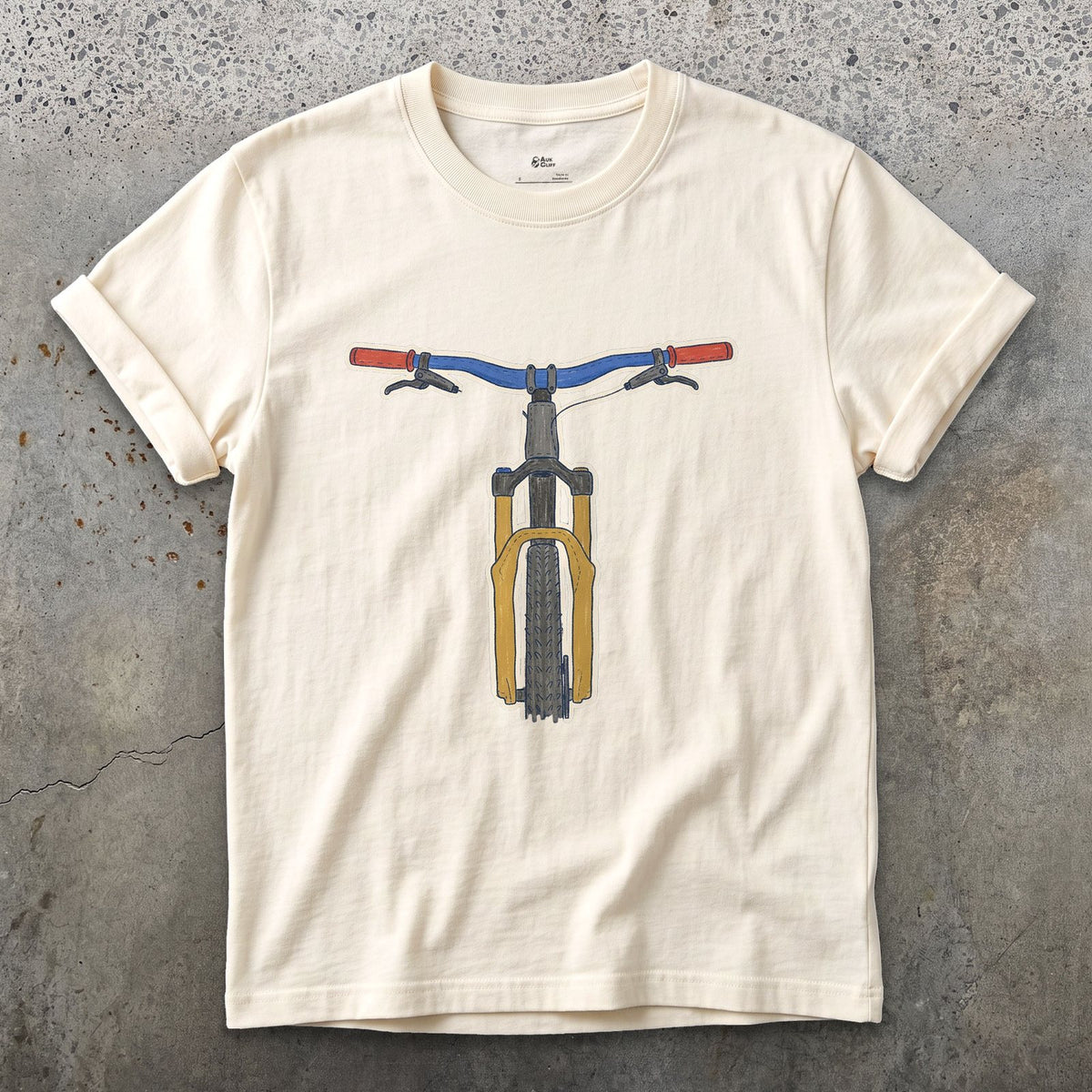 The One Part You Watch From the Saddle design on a Natural Gildan Softstyle t-shirt