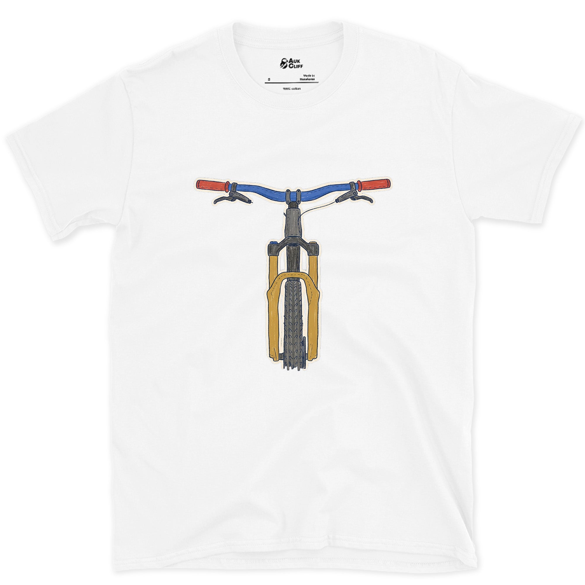 The One Part You Watch From the Saddle design on a White Gildan Softstyle t-shirt