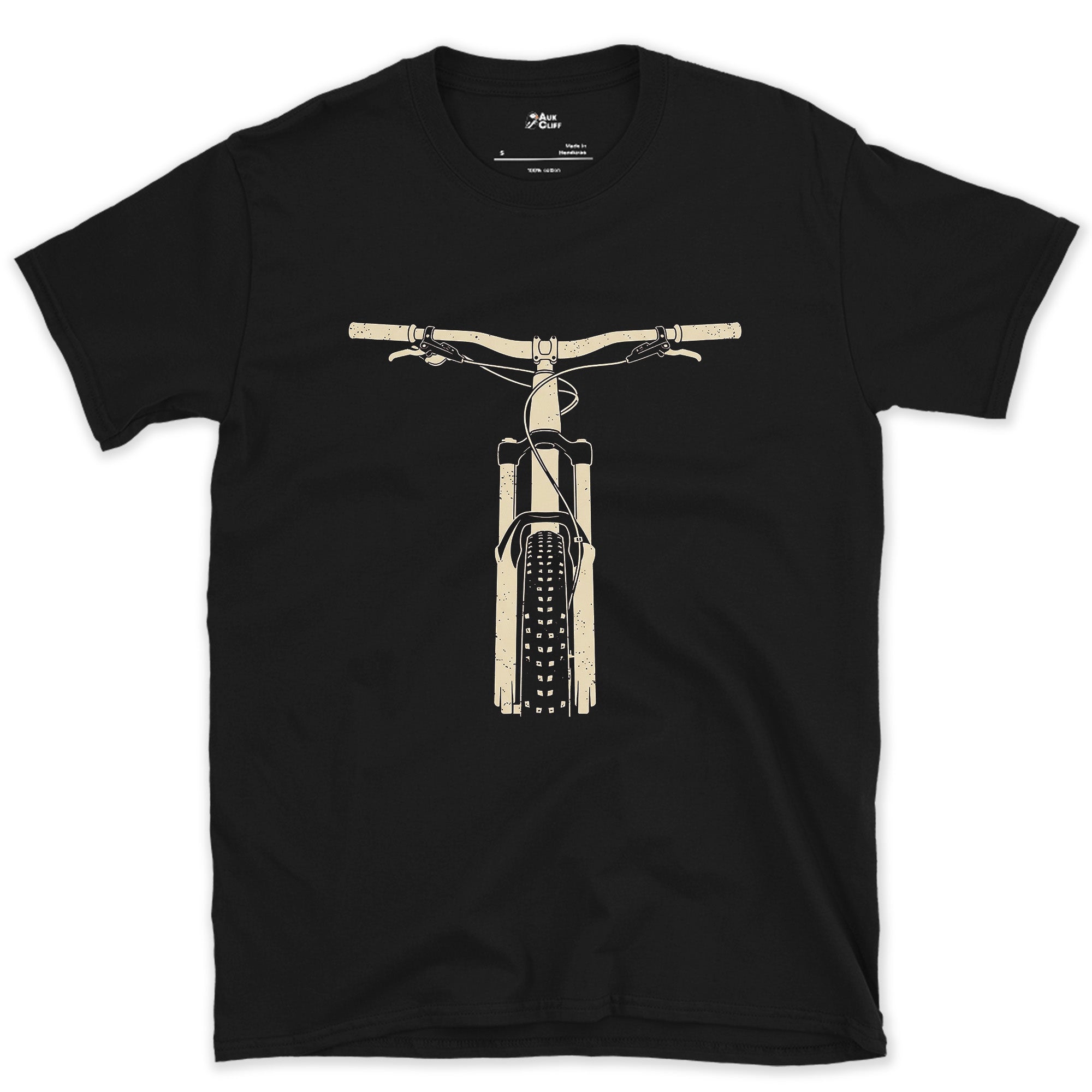 The Trail Dropping Away in Front of You design on a Black Gildan Softstyle t-shirt