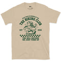 Fully Paid Up Member of the Hiking Club, Hill Decides design on a Sand Gildan Softstyle t-shirt