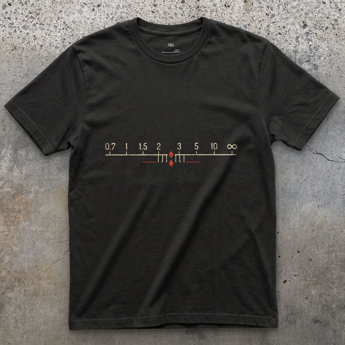 Only a Manual Lens Shooter Would Clock This design on a Black Gildan Softstyle t-shirt