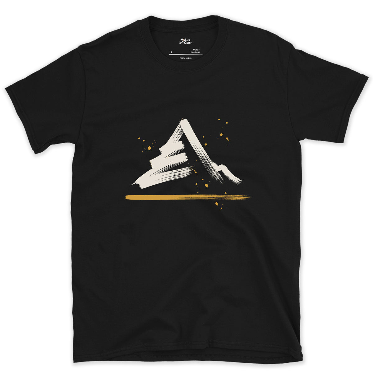 K2, Steep From Every Side design on a Black Gildan Softstyle t-shirt