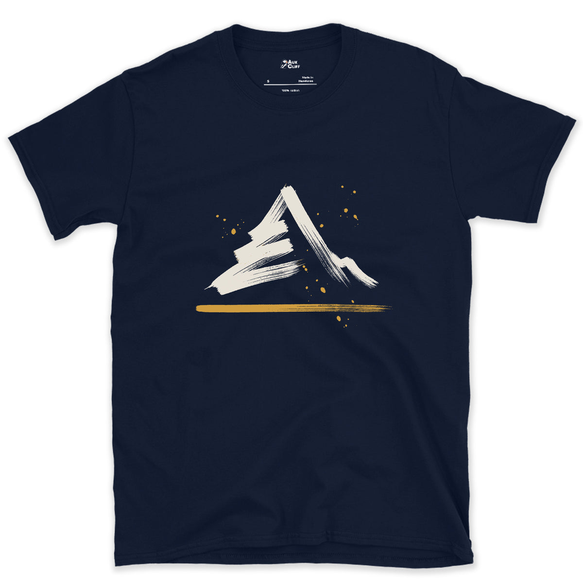 K2, Steep From Every Side design on a Navy Gildan Softstyle t-shirt