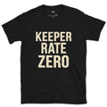 Keeper Rate Zero, a Photography Day design on a Black Gildan Softstyle t-shirt