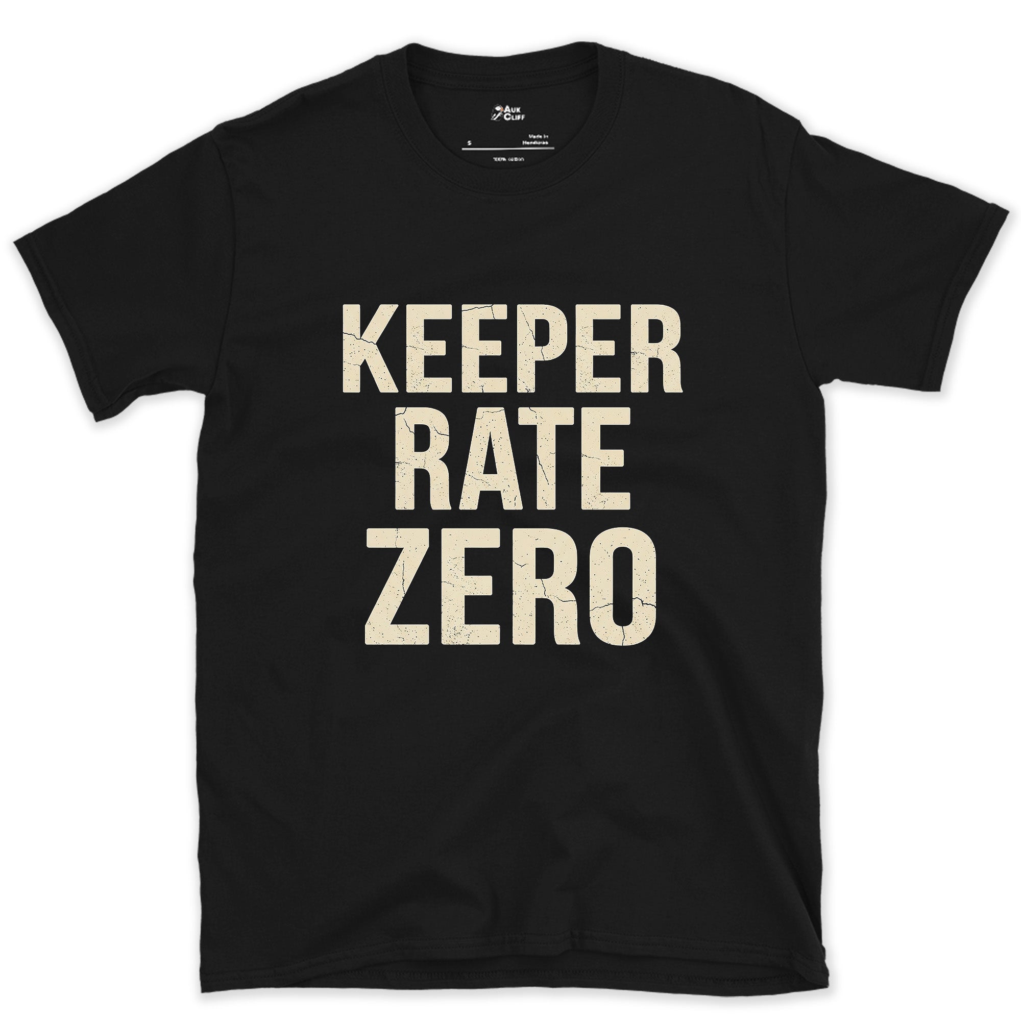 Keeper Rate Zero, a Photography Day design on a Black Gildan Softstyle t-shirt
