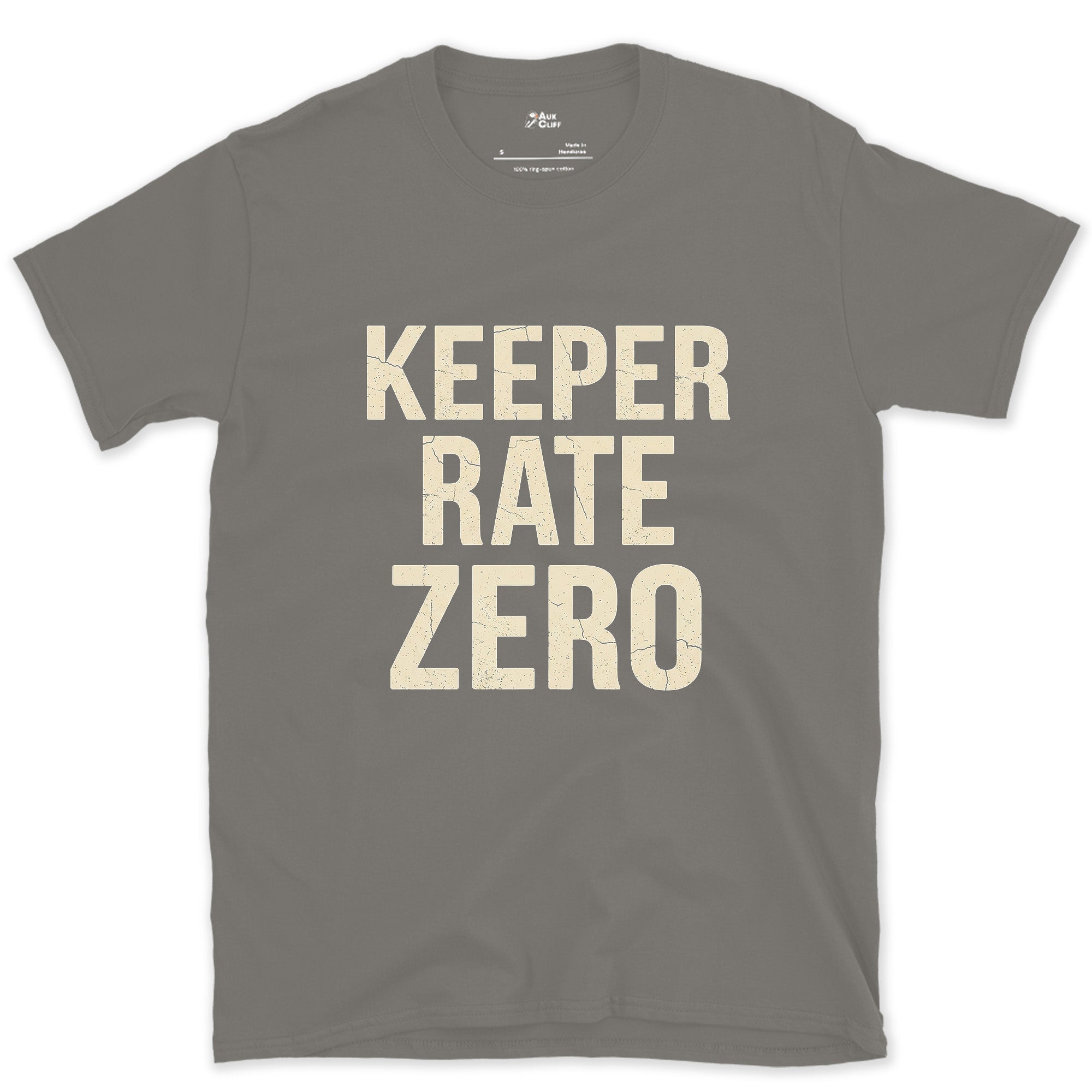 Keeper Rate Zero, a Photography Day design on a Charcoal Gildan Softstyle t-shirt