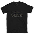 Know the Signs, Piste Difficulty Markers design on a Black Gildan Softstyle t-shirt