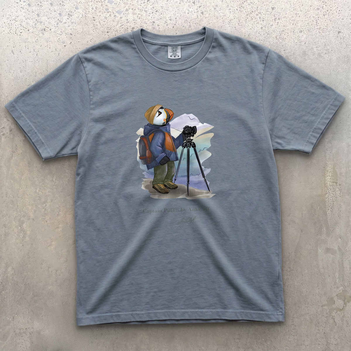 Captain Puffin Landscape Photographer T-shirt