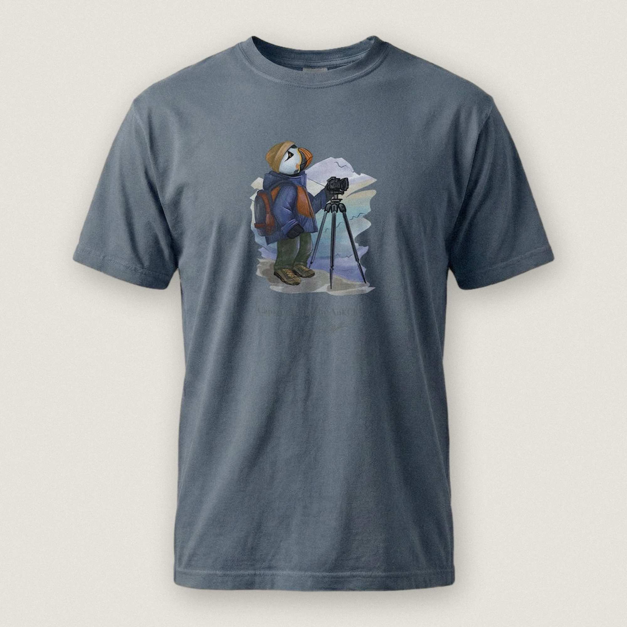 Captain Puffin Landscape Photographer T-shirt