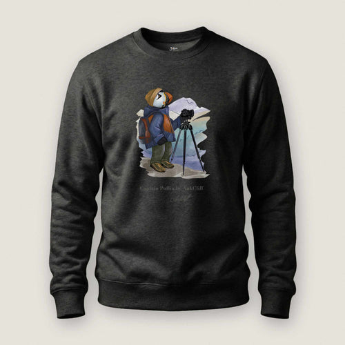 Captain Puffin Landscape Photographer Sweatshirt