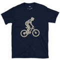 Weight Low, Back Wheel Drifting Into the Turn design on a Navy Gildan Softstyle t-shirt
