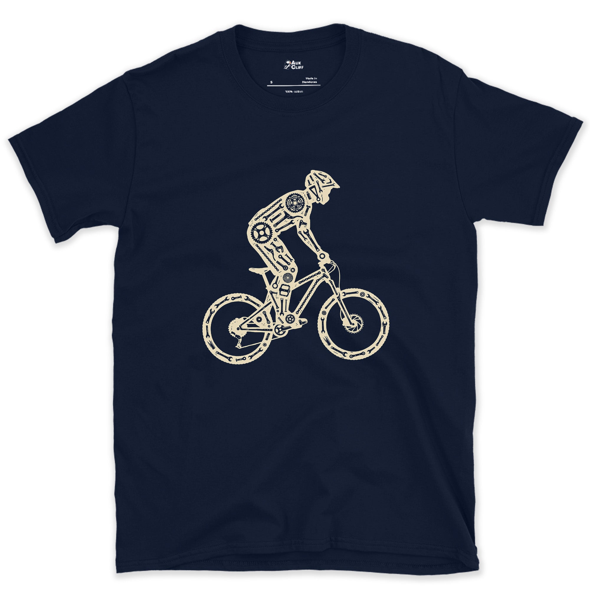 Weight Low, Back Wheel Drifting Into the Turn design on a Navy Gildan Softstyle t-shirt