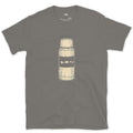 Mountain Coffee Before First Light design on a Charcoal Gildan Softstyle t-shirt