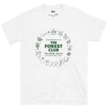 If in Doubt Leave It, Proud Member Forest Club design on a White Gildan Softstyle t-shirt