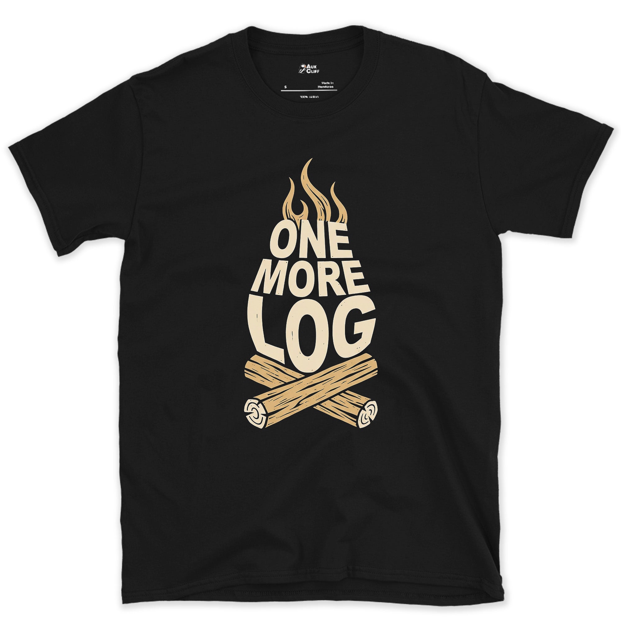 The Fire Isn't Done Yet design on a Black Gildan Softstyle t-shirt
