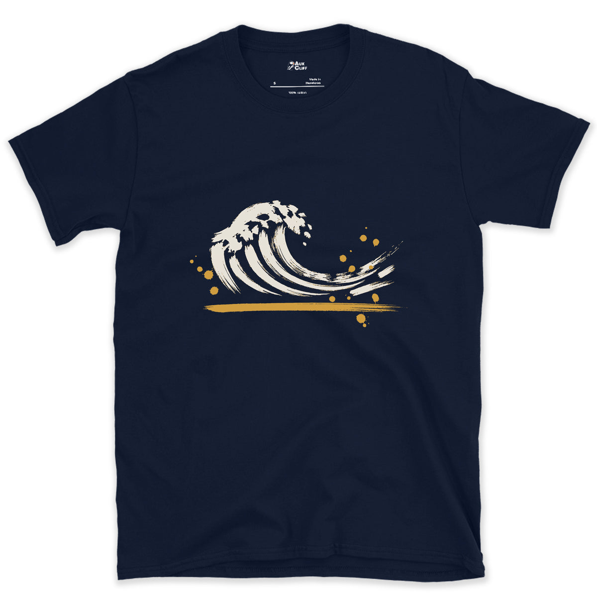 Peeling Right, One Long Line design on a Navy Gildan Softstyle t-shirt