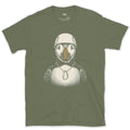 Traded the Sea Cliff for the Ridge, Puffin design on a Military Green Gildan Softstyle t-shirt