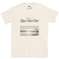Nothing Moving, Not Even the Water, Quiet Hour Club design on a Natural Gildan Softstyle t-shirt