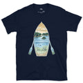 Quiet Lake Morning, Rowing Boat T-shirt