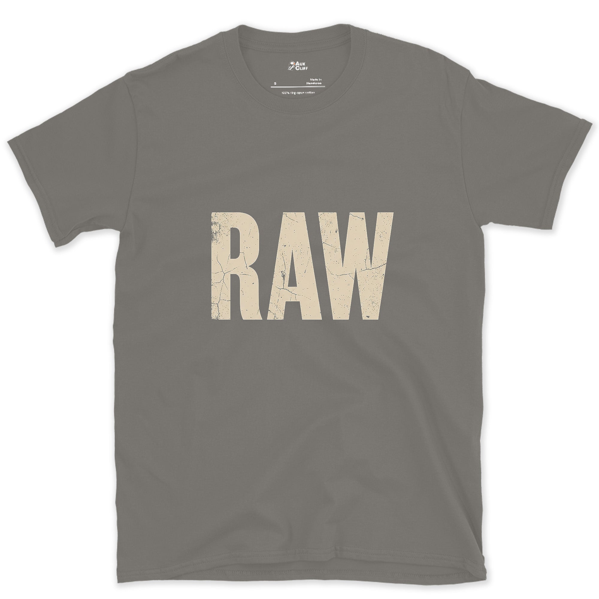 Raw Format, Every Photographer Shoots It design on a Charcoal Gildan Softstyle t-shirt
