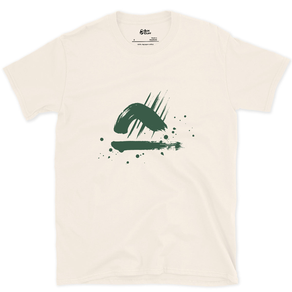 Rain Over the Headland design on a Natural Gildan Softstyle t-shirt