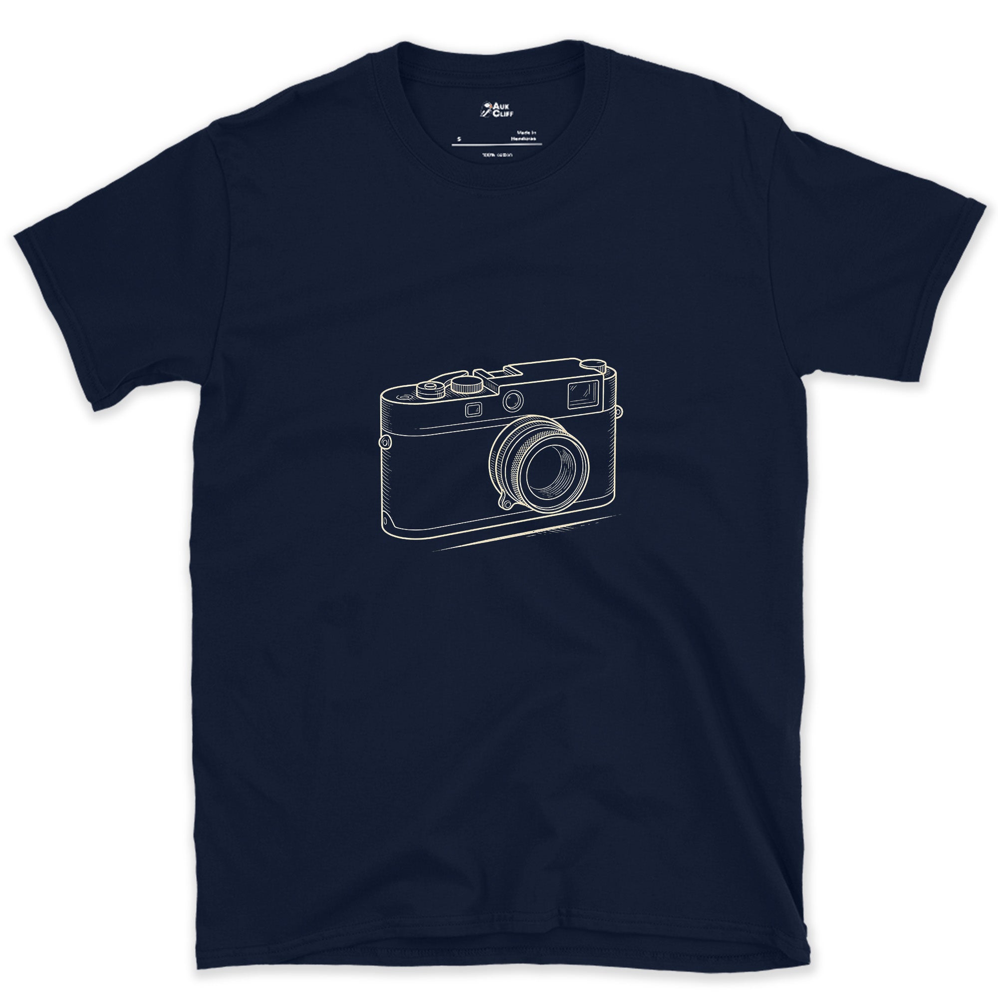 The Rangefinder Was Built to Go Unnoticed design on a Navy Gildan Softstyle t-shirt