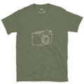 The Rangefinder Was Built to Go Unnoticed design on a Military Green Gildan Softstyle t-shirt