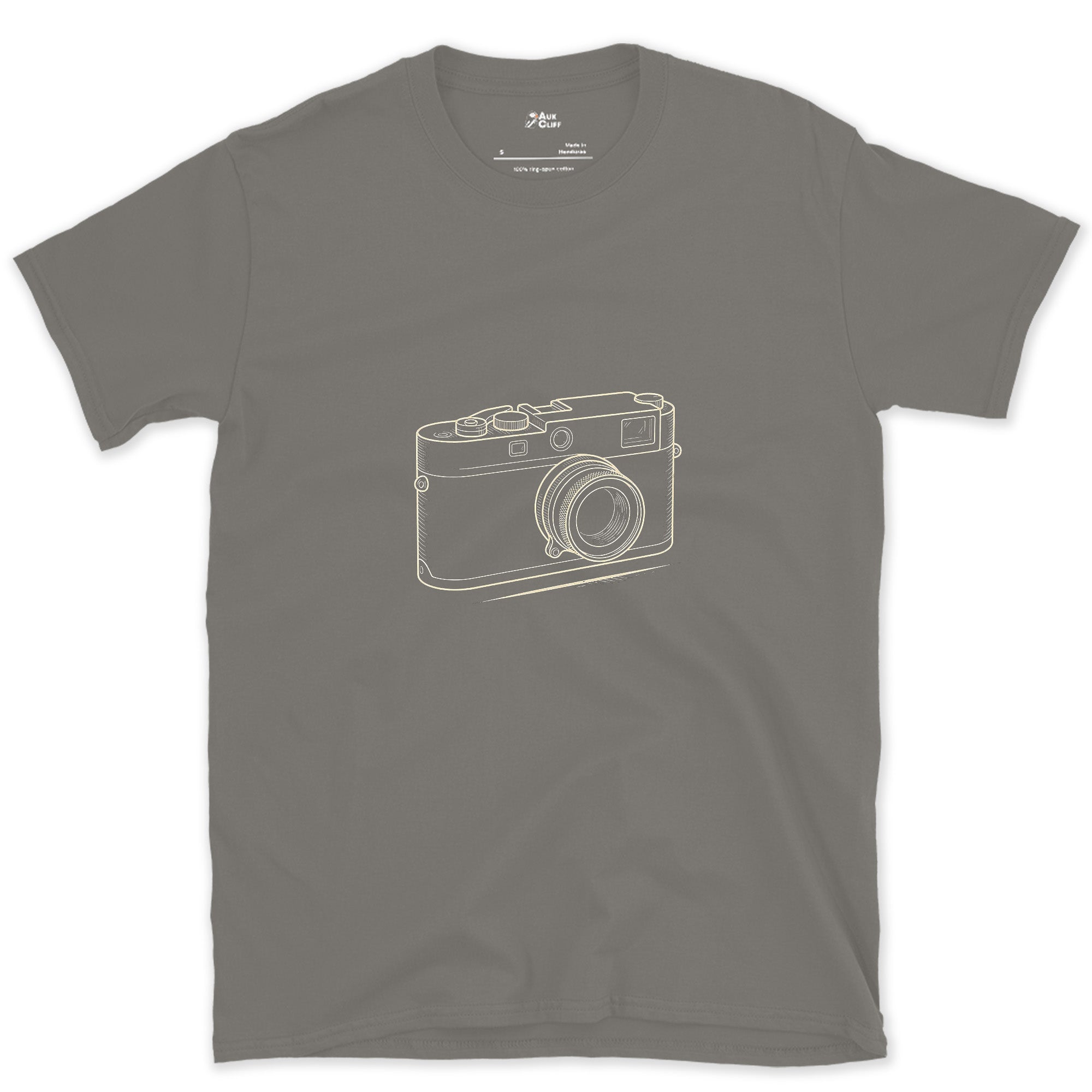 The Rangefinder Was Built to Go Unnoticed design on a Charcoal Gildan Softstyle t-shirt