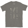 Deflator to Shackle, Recovery Gear List design on a Charcoal Gildan Softstyle t-shirt