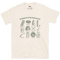 Twelve Overland Recovery Tools for the Day You Get Stuck design on a Natural Gildan Softstyle t-shirt