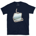Riding Up Through the Snow, Chairlift T-shirt
