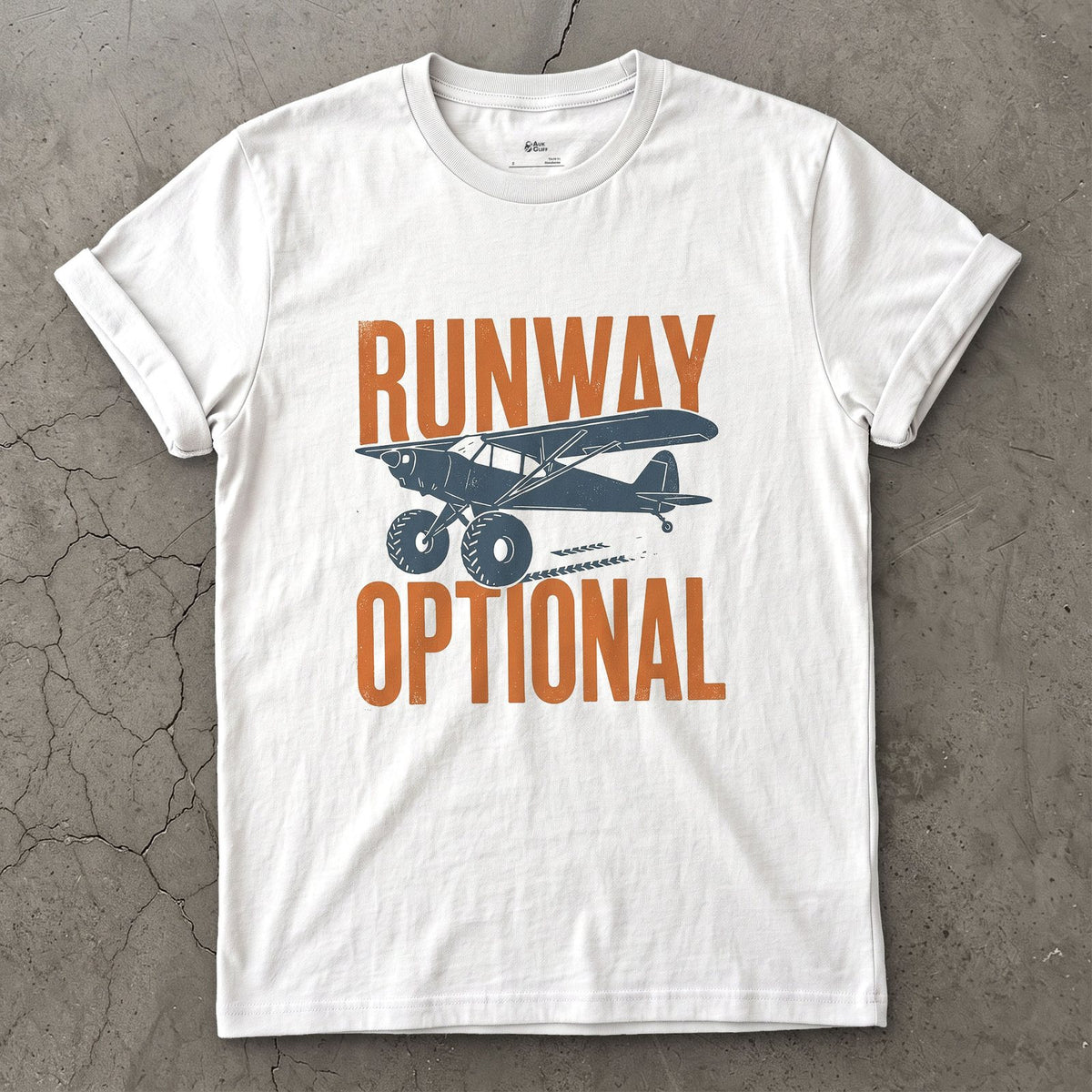 Runway Optional design on a White Gildan Softstyle t-shirt