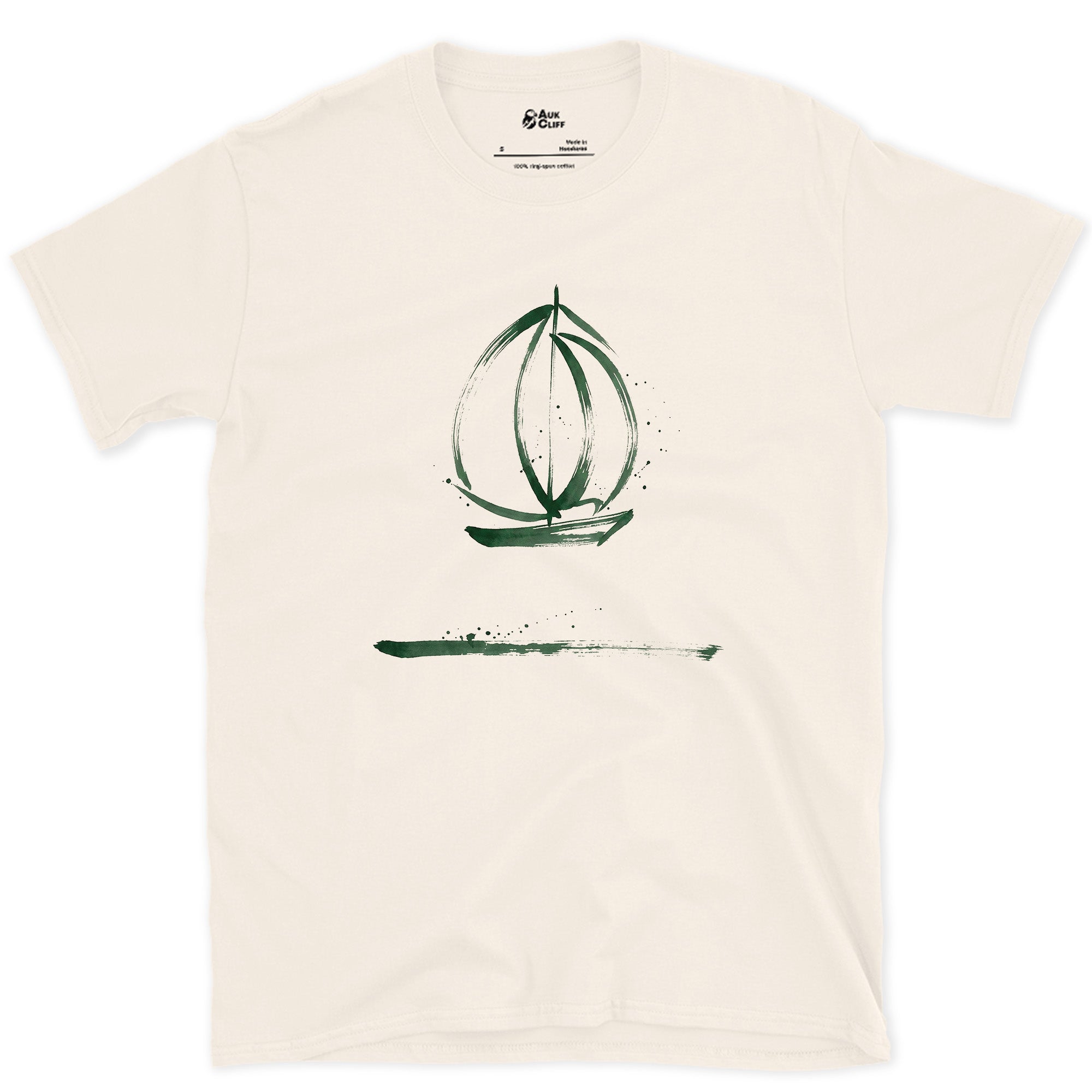 Just the Hull, Nothing Else design on a Natural Gildan Softstyle t-shirt